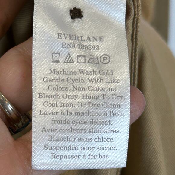 Everlane The Gathered Drape Trench Coat Belted Ash Brown Women Small NWD Classic - Picture 12 of 14